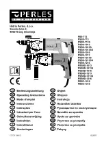 Предварительный просмотр 1 страницы Perles PB9-713 Operating Instructions Manual