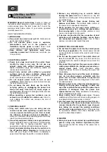 Предварительный просмотр 8 страницы Perles PB9-713 Operating Instructions Manual