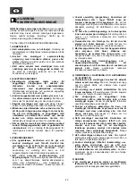 Предварительный просмотр 40 страницы Perles PB9-713 Operating Instructions Manual