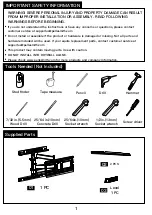 Preview for 2 page of Perlesmith PSMFK9 Assembly Instructions Manual