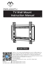 Perlesmith PSSL1 Instruction Manual предпросмотр