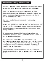 Preview for 2 page of Perlesmith PSTM1 Installation Instruction