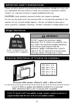 Preview for 2 page of Perlesmith PSTVS03 Instruction Manual