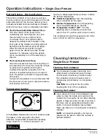 Preview for 4 page of Perlick F24NB Installation And Operation Instructions Manual