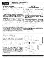 Preview for 4 page of Perlick HD24 SERIES Installation And Operation Instructions Manual