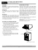 Preview for 8 page of Perlick HD24 SERIES Installation And Operation Instructions Manual