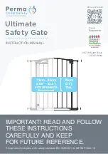 Perma child safety Ultimate 2726 Instruction Manual preview