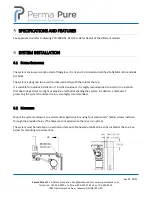 Preview for 9 page of Perma Pure Baldwin PCD-3000-DP User Manual