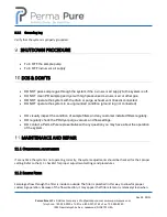 Preview for 19 page of Perma Pure Baldwin PCD-3000-DP User Manual