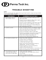 Preview for 15 page of Perma Tech MD-610 Owner'S Manual