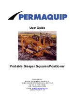 Permaquip Sleeper Squarer Quick Manual предпросмотр