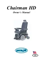 Preview for 1 page of Permobil Chairman HD Owner'S Manual