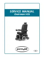 Permobil Chairman HD3 Service Manual preview