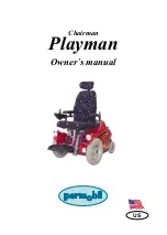 Preview for 1 page of Permobil Chairman Playman Owner'S Manual