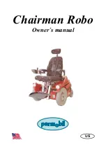 Permobil Chairman Robo Owner'S Manual preview