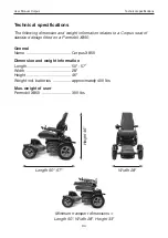 Предварительный просмотр 34 страницы Permobil Corpus/X850 User Manual