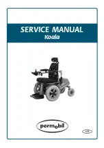 Permobil Koala Service Manual preview