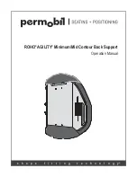 Permobil ROHO AGILITY Mid Contour Back Operation Manual preview