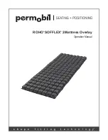 Permobil ROHO SOFFLEX 2 Operation Manual предпросмотр