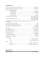 Предварительный просмотр 2 страницы Perreaux 4004A Specification Sheet