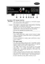 Предварительный просмотр 12 страницы Perreaux Silhouette SXCD Owner'S Manual