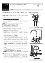 Perrin & Rowe Traditional Kitchen Series Installation & User Manual preview