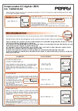 Предварительный просмотр 1 страницы Perry 1SDSD03A/2 Quick Start Manual