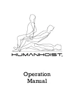 Personal Positioning Technologies Human Hoist Power Shop Chair Operation Manual preview