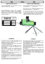 Preview for 7 page of Peruzzo MOTOFOX 1200 Use And Maintenance Manual