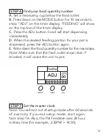 Предварительный просмотр 13 страницы Pet Feedster PF-10 PLUS Operating Instructions Manual