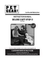 Preview for 1 page of Pet Gear DELUXE SOFT STEP II Instruction Manual