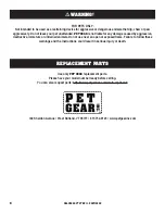 Preview for 6 page of Pet Gear DELUXE SOFT STEP II Instruction Manual