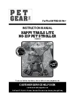 Pet Gear HAPPY TRAILS LITE Instruction Manual preview