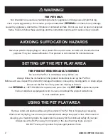 Preview for 2 page of Pet Gear HOME'N GO PG4800MG Instruction Manual