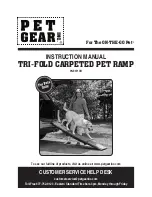 Preview for 1 page of Pet Gear LPG9371CR Instruction Manual