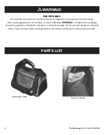 Preview for 2 page of Pet Gear MESSENGER 2-in-1 Instruction Manual