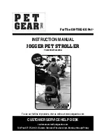 Pet Gear ON-THE-GO Pet PG8400BG Instruction Manual preview