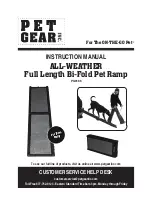 Preview for 1 page of Pet Gear ON-THE-GO Pet PG9166 Instruction Manual