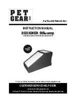 Preview for 1 page of Pet Gear ON-THE-GO Pet Series Instruction Manual