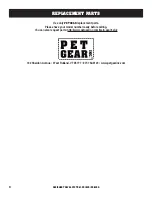 Preview for 4 page of Pet Gear PG1118D Instruction Manual