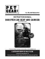 Pet Gear PG1315 Instruction Manual preview