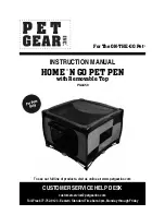 Pet Gear PG4450 Instruction Manual preview