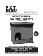 Pet Gear PG4625SCC Instruction Manual preview