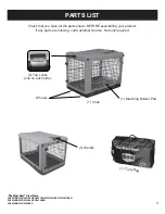 Предварительный просмотр 3 страницы Pet Gear PG5927BBR Instruction Manual