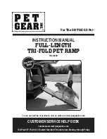 Pet Gear PG9300DR Instruction Manual preview