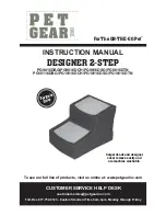 Pet Gear PG9816DBG Instruction Manual preview