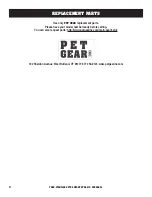 Предварительный просмотр 4 страницы Pet Gear PG9956XL Instruction Manual