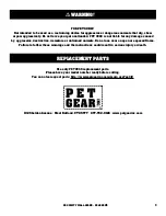 Предварительный просмотр 3 страницы Pet Gear PRO PAWTY WALL GUARD PG4525WG Instruction Manual