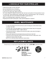 Предварительный просмотр 7 страницы Pet Gear ROADSTER PG8600 Instruction Manual