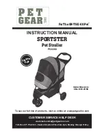 Pet Gear SPORTSTER PG8200 Instruction Manual предпросмотр